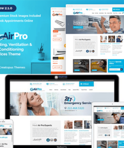AirPro – Heating and Air conditioning WordPress Theme for Maintenance Services