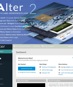White Label WordPress Plugin – WpAlter