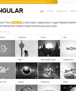Angular – Responsive Portfolio