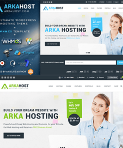 Arka Host – WHMCS Hosting, Shop & Corporate Theme
