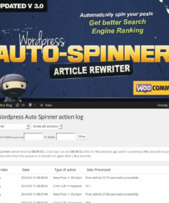 WordPress Auto Spinner – Articles Rewriter
