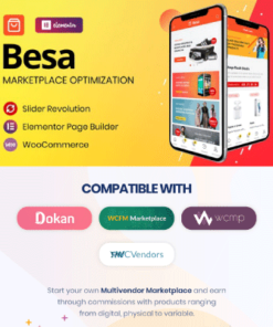 Besa – Elementor Marketplace WooCommerce Theme