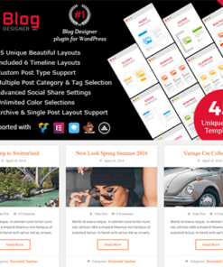 Blog Designer PRO for WordPress