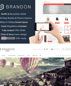 Brandon – Responsive Multi-Purpose WordPress Theme