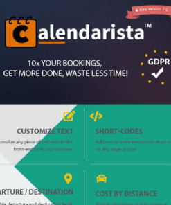 Calendarista Premium – WP Appointment Booking Plugin and Schedule System