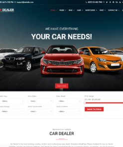 Automotive Car Dealership Business WordPress Theme