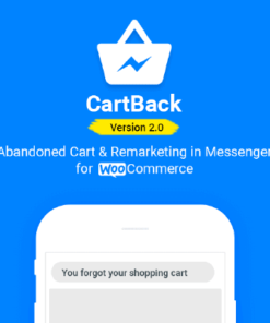 CartBack – WooCommerce Abandoned Cart & Remarketing in Facebook Messenger