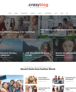 CrazyBlog – Start A Blog or Magazine for Adsense or Affiliate Business