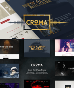 Croma – Responsive Music WordPress Theme with Ajax and Continuous Playback