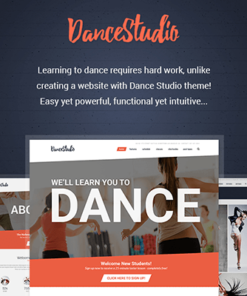 Dance Studio – WordPress Theme for Dancing Schools & Clubs