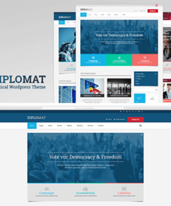 Diplomat Political Campaign, Party, Blog Responsive WordPress Theme