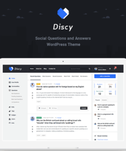 Discy – Social Questions and Answers WordPress Theme