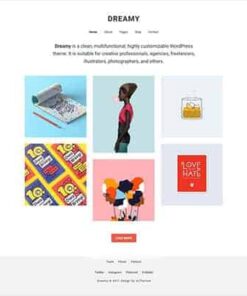 Dreamy Lite – Responsive Portfolio WordPress Theme
