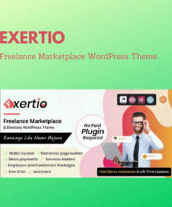 Exertio – Freelance Marketplace WordPress Theme