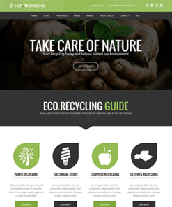 Eco Recycling – Ecology & Nature WordPress Theme