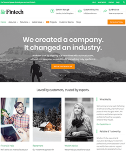 Fintech – Startup WordPress Theme