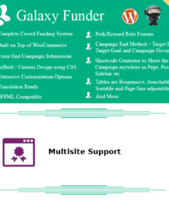 Galaxy Funder WooCommerce Crowdfunding System