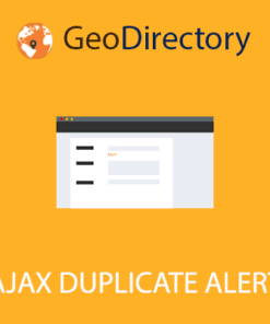 GeoDirectory Ajax Duplicate Alert