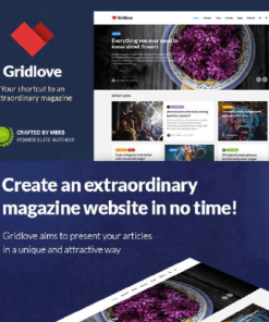 Gridlove – Creative Grid Style News & Magazine WordPress Theme