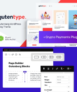 Gutentype | 100% Gutenberg WordPress Theme for Modern Blog