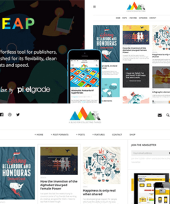 HEAP – A Snappy Responsive WordPress Blog Theme