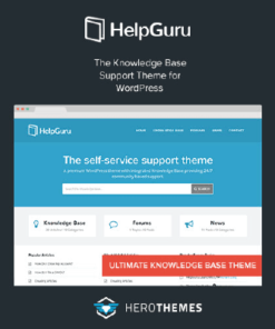 HelpGuru – A Self-Service Knowledge Base WordPress Theme