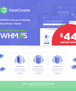 HostCluster – WHMCS Server & Hosting WordPress Theme