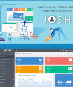 Josh – Laravel Admin Template + Front End + CRUD