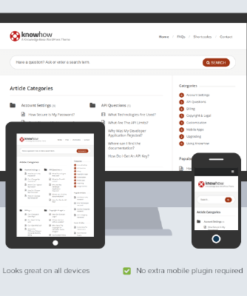 KnowHow – A Knowledge Base WordPress Theme