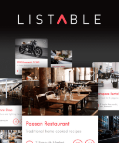LISTABLE – A Friendly Directory WordPress Theme