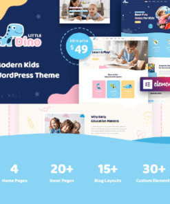 Littledino – Modern Kids WordPress Theme
