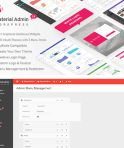 Material – White Label WordPress Admin Theme