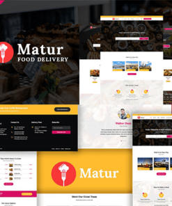 Matur – Food Delivery & Ordering WordPress Theme