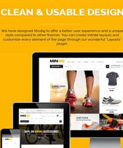 Mindig: a Flat & Multipurpose Ecommerce Theme