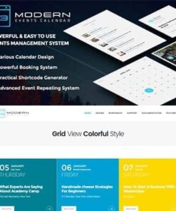 Modern Events Calendar – Responsive Event Scheduler & Booking For WordPress