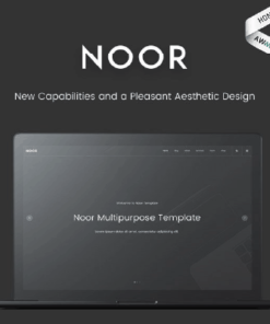 Noor – Minimal Multi-Purpose WordPress Theme, AMP & RTL