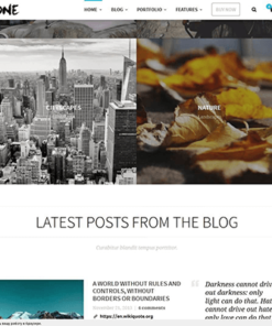 One – The Creative Multipurpose Portfolio theme