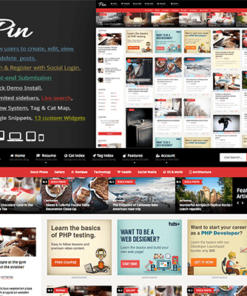 Pin = Pinterest Style Personal Masonry Blog Front-end Submission