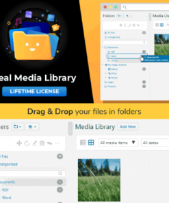 WordPress Real Media Library – Media Categories / Folders File Manager