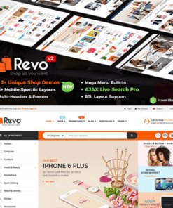 Revo – Multipurpose WooCommerce WordPress Theme (25+ Homepages & 5+ Mobile Layouts)