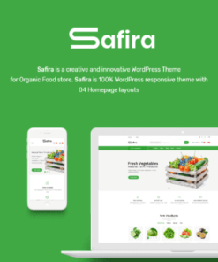 Safira – Food & Organic WooCommerce WordPress Theme