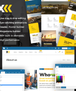 Samatex – Industrial WordPress Theme + Woocommerce