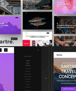 Sartre – Responsive Multipurpose WordPress Theme for Creatives