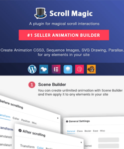 Scroll Magic WordPress – Scrolling Animation Builder Plugin