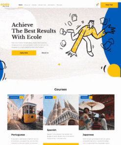 Scuola – Language School WordPress Elementor