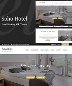 Soho Hotel – Responsive Hotel Booking WP Theme