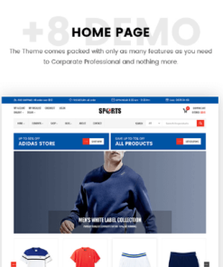 Sport Shop – Sporting Club RTL WooCommerce WordPress Theme