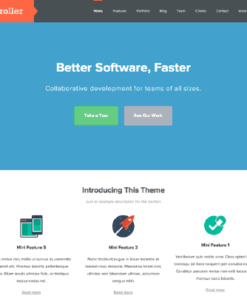 Theme Junkie Scroller WordPress Theme