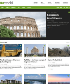 Theme Junkie TheWorld WordPress Theme