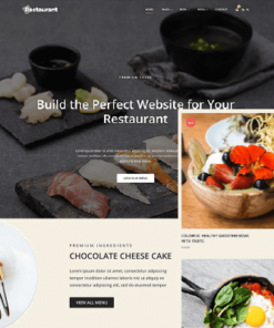 Theme Junkie Restaurant Pro WordPress Theme